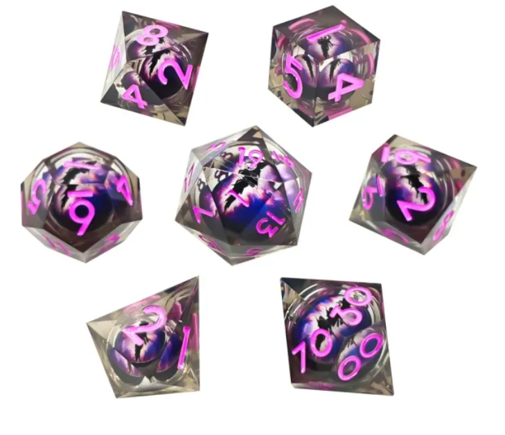 Sharp Edge Pokeball Dice: Blue