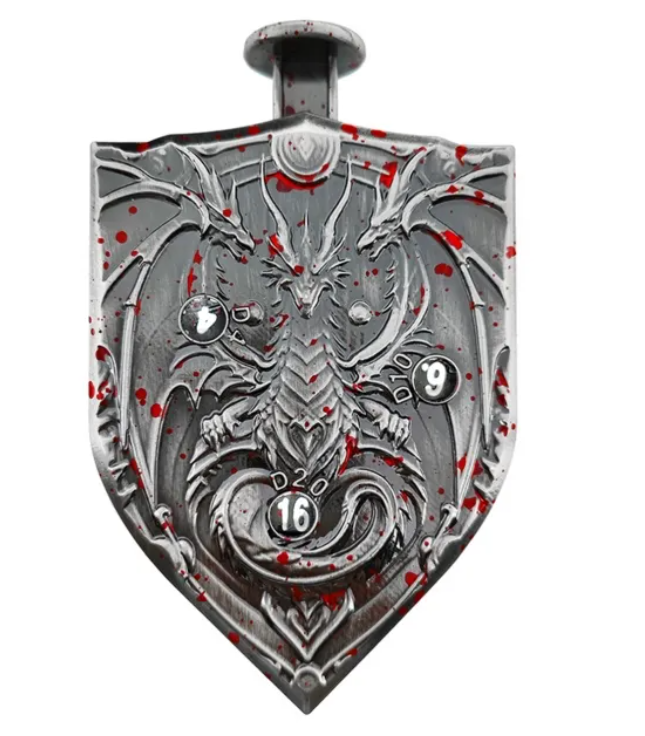 Rolling Metal Dice: Silver
