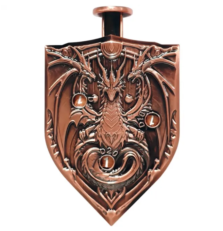 Rolling Metal Dice: Copper