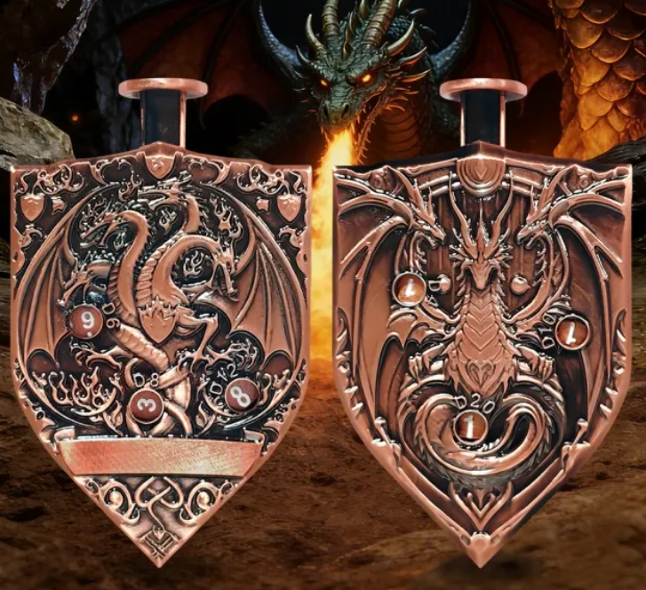 Rolling Metal Dice: Copper