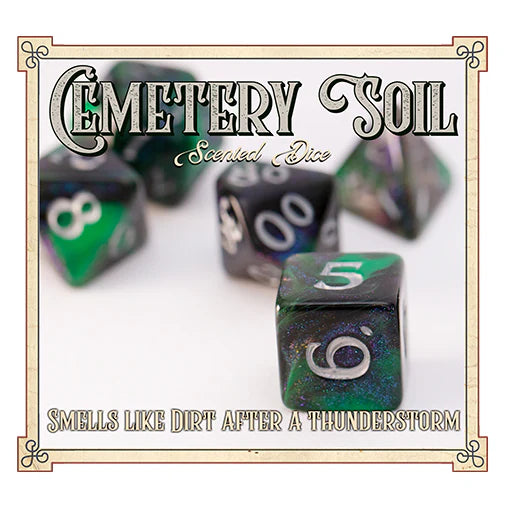 Baron Smellybones Scented Cemetery Soil Dice