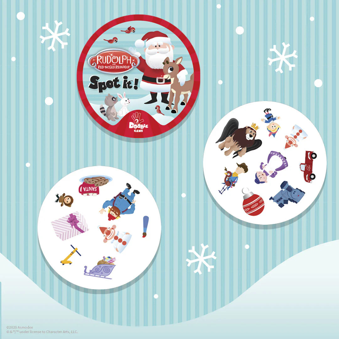 Spot It! - Rudolph le renne au nez rouge (Boîte)