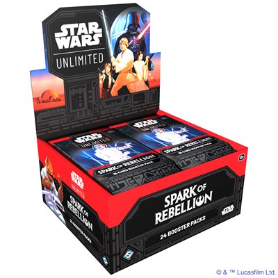 Star Wars: Unlimited: Spark of Rebellion Draft Booster Display (PREORDER)