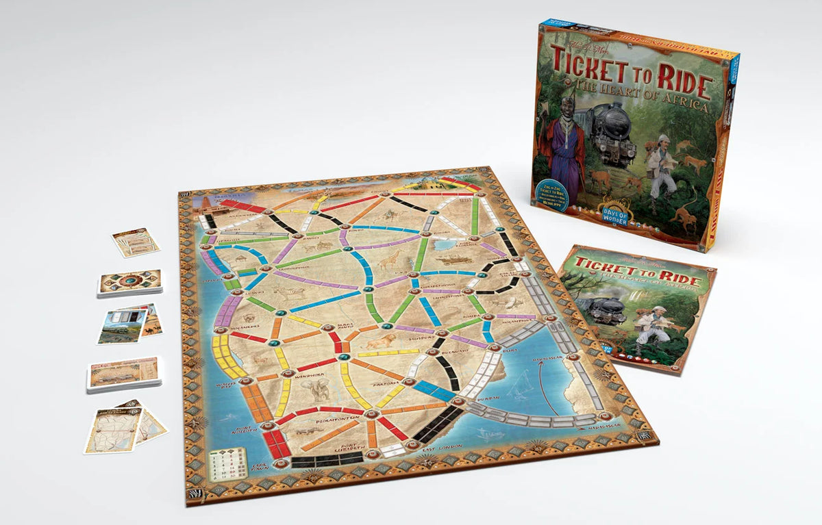 Ticket to Ride : Les Aventuriers du Rail : Collection de cartes : Volume 3 – Cœur de l&