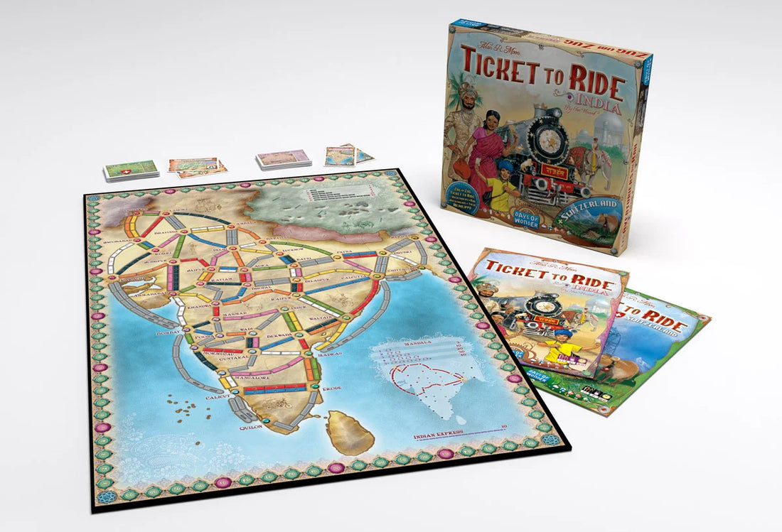 Ticket to Ride: Map Collection: Volume 2 - India &amp; Switzerland