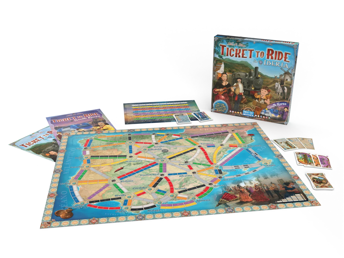 Ticket to Ride: Map Collection: Volume 8 - Iberia &amp; South Korea
