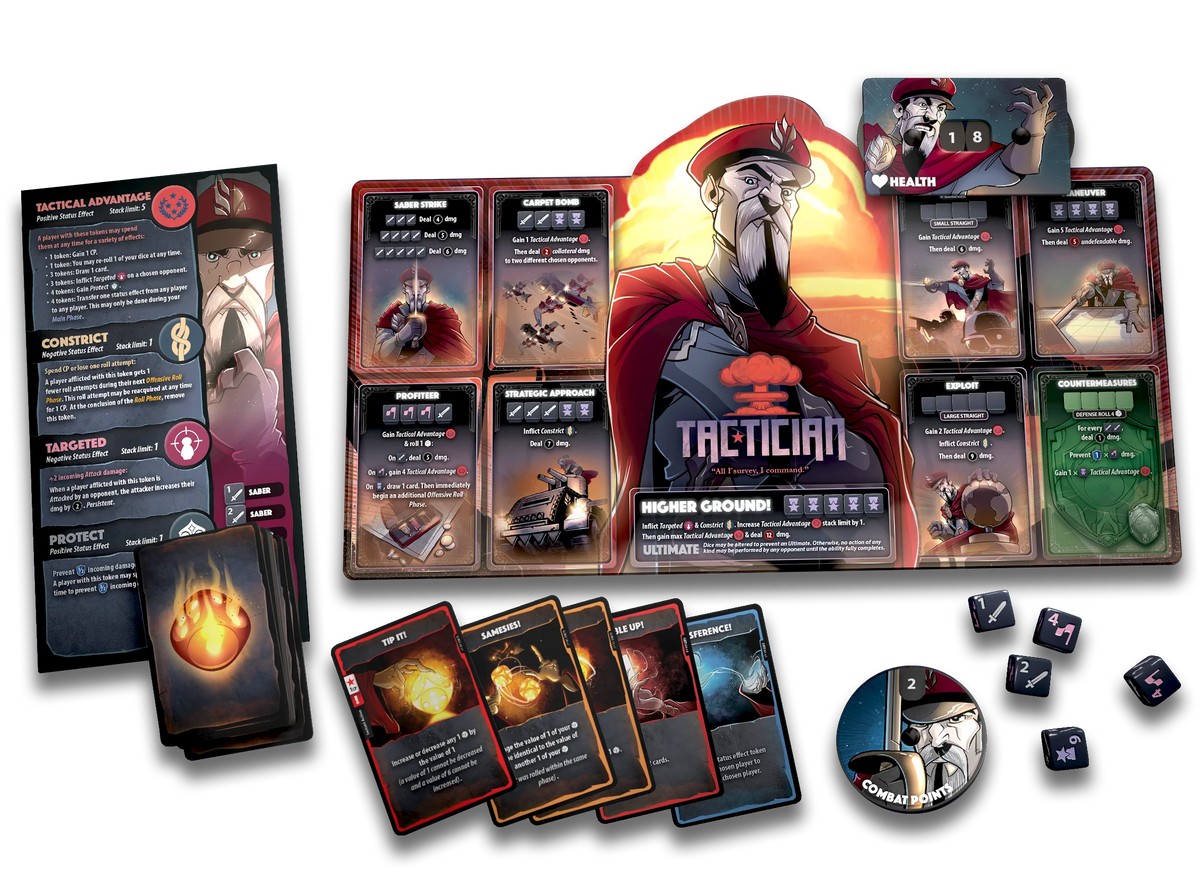 Dice Throne Saison Deux - Tacticienne contre Chasseresse