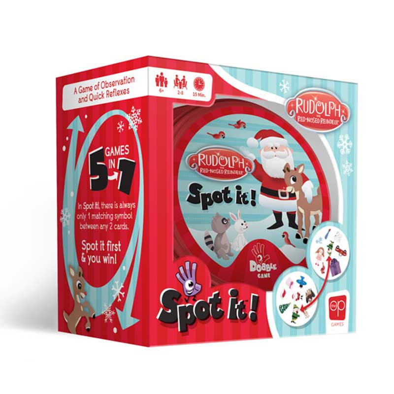 Spot It! - Rudolph le renne au nez rouge (Boîte)