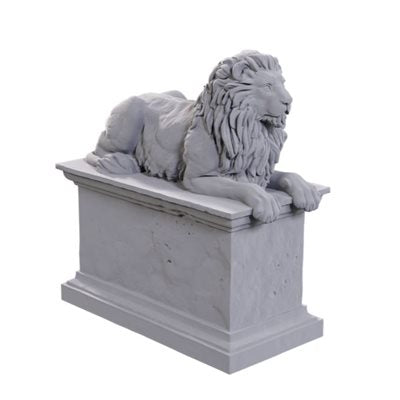 WizKids Deep Cuts Unpainted Miniatures: Wave 24: Stone Lion &amp; Animiated Stone Lion