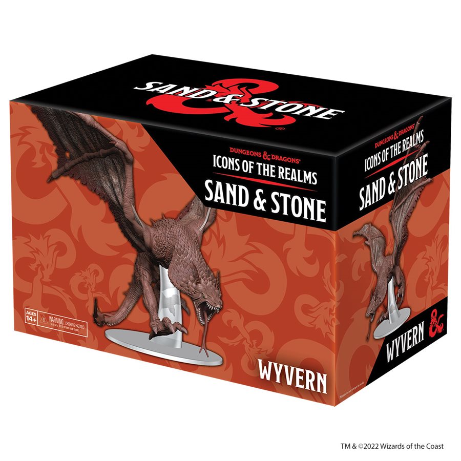 D&amp;D Icons of the Realms: Sand &amp; Stone: Set 26: Wyvern Boxed Miniature