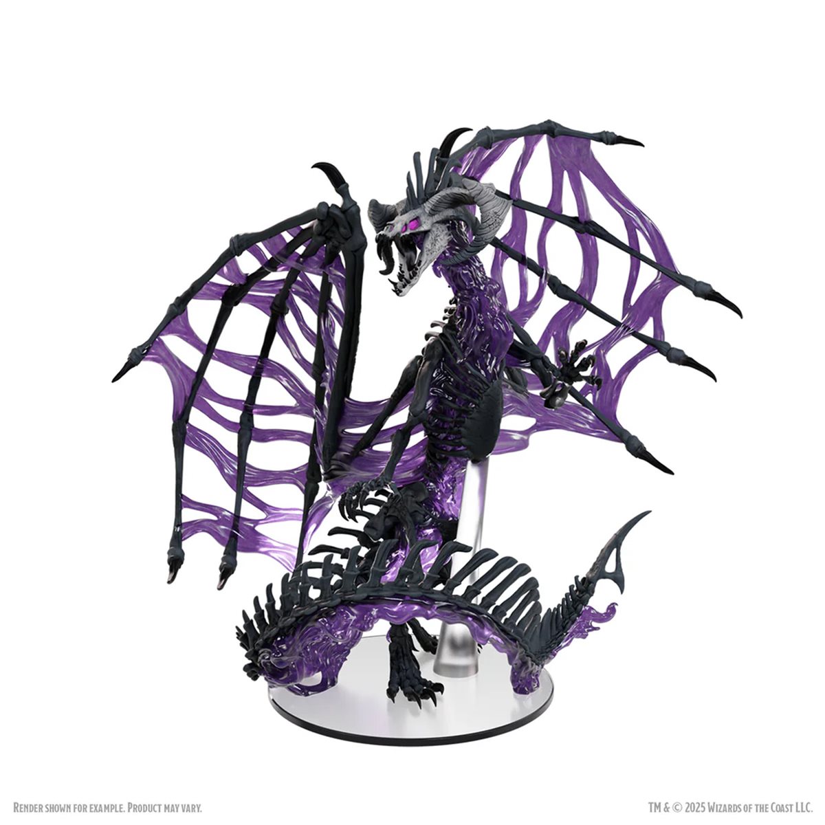 D&amp;D Icons of the Realms: Black Dracolich Boxed Miniature