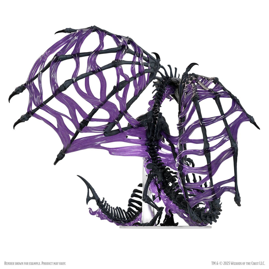 D&amp;D Icons of the Realms: Black Dracolich Boxed Miniature