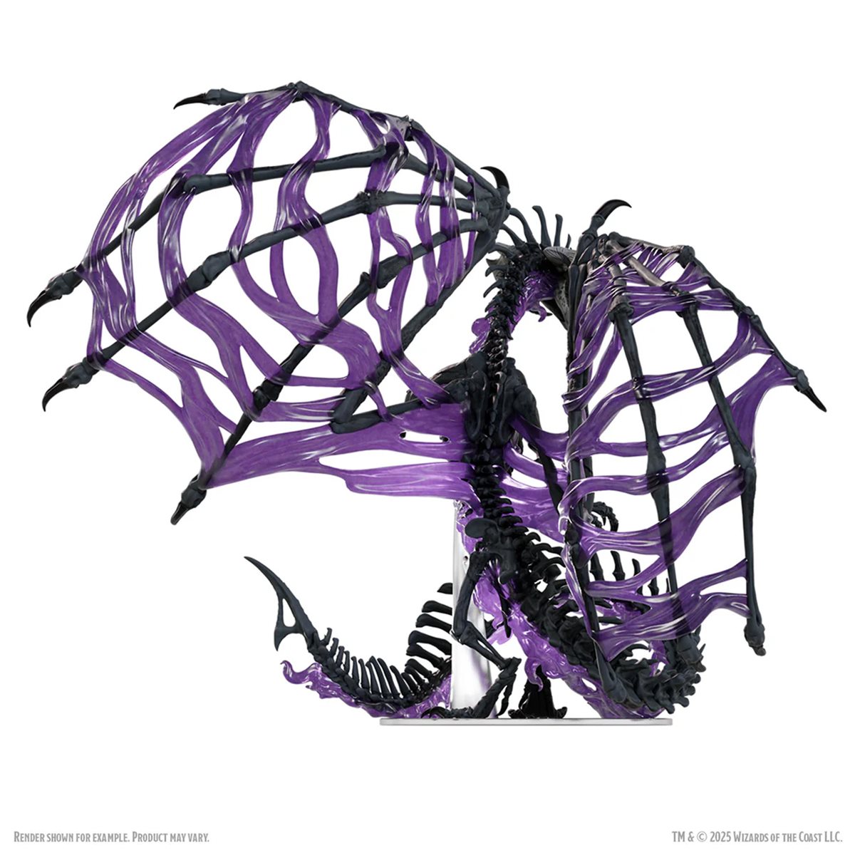 D&amp;D Icons of the Realms: Black Dracolich Boxed Miniature