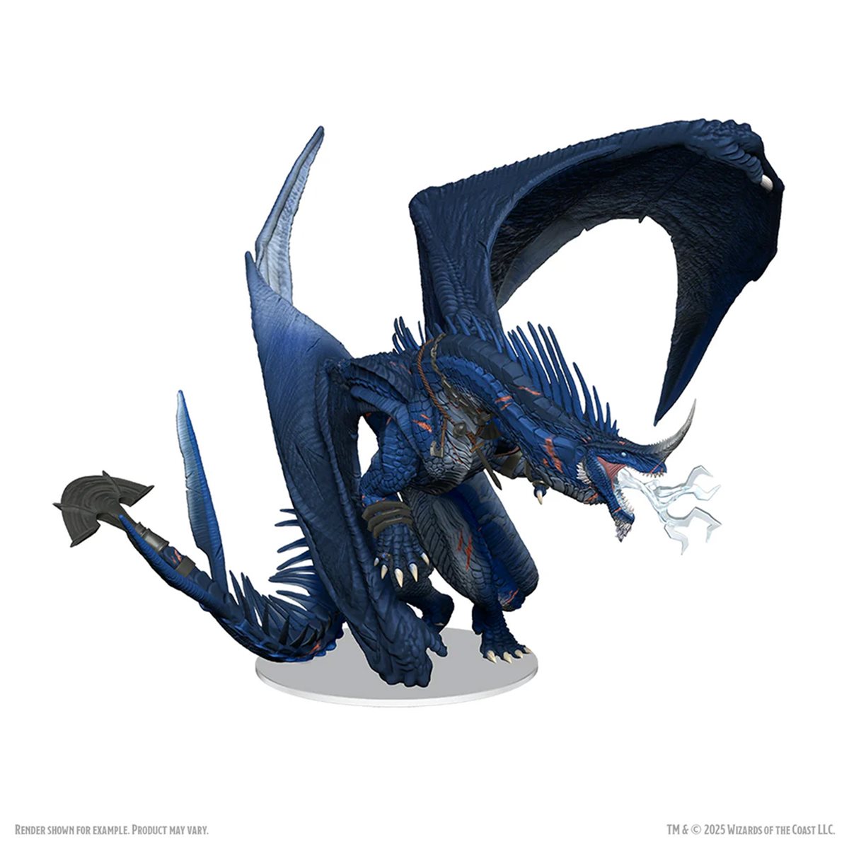 D&amp;D Icons of the Realms: Anthradusk, Ancient Blue Dragon