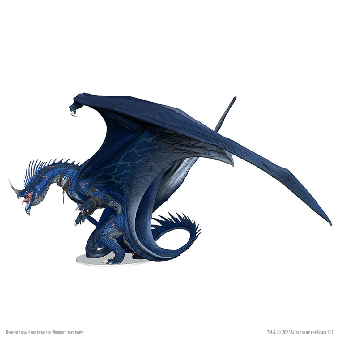 D&amp;D Icons of the Realms: Anthradusk, Ancient Blue Dragon