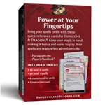 Dungeons &amp; Dragons: Reference Cards: Spells - Levels 0-1