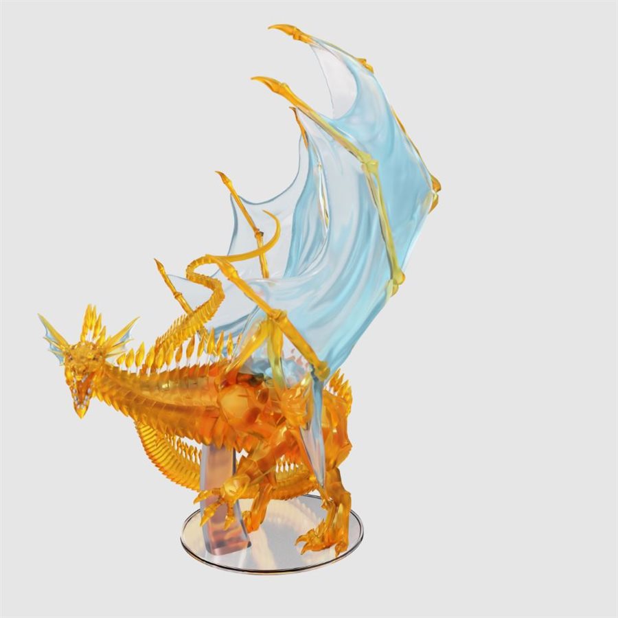 D&amp;D Icons of the Realms: Adult Topaz Dragon