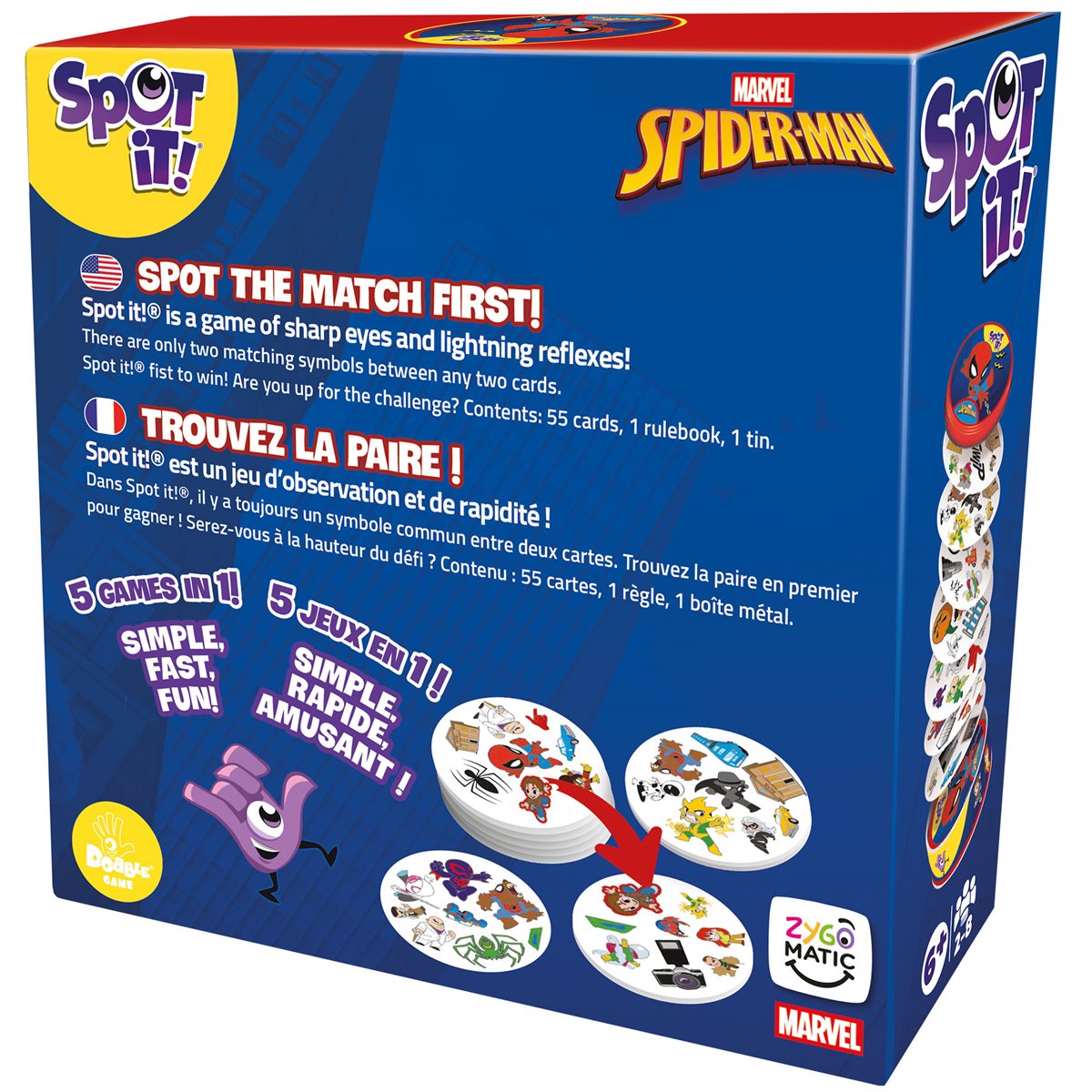 Spot It! - Spiderman Box-Eco