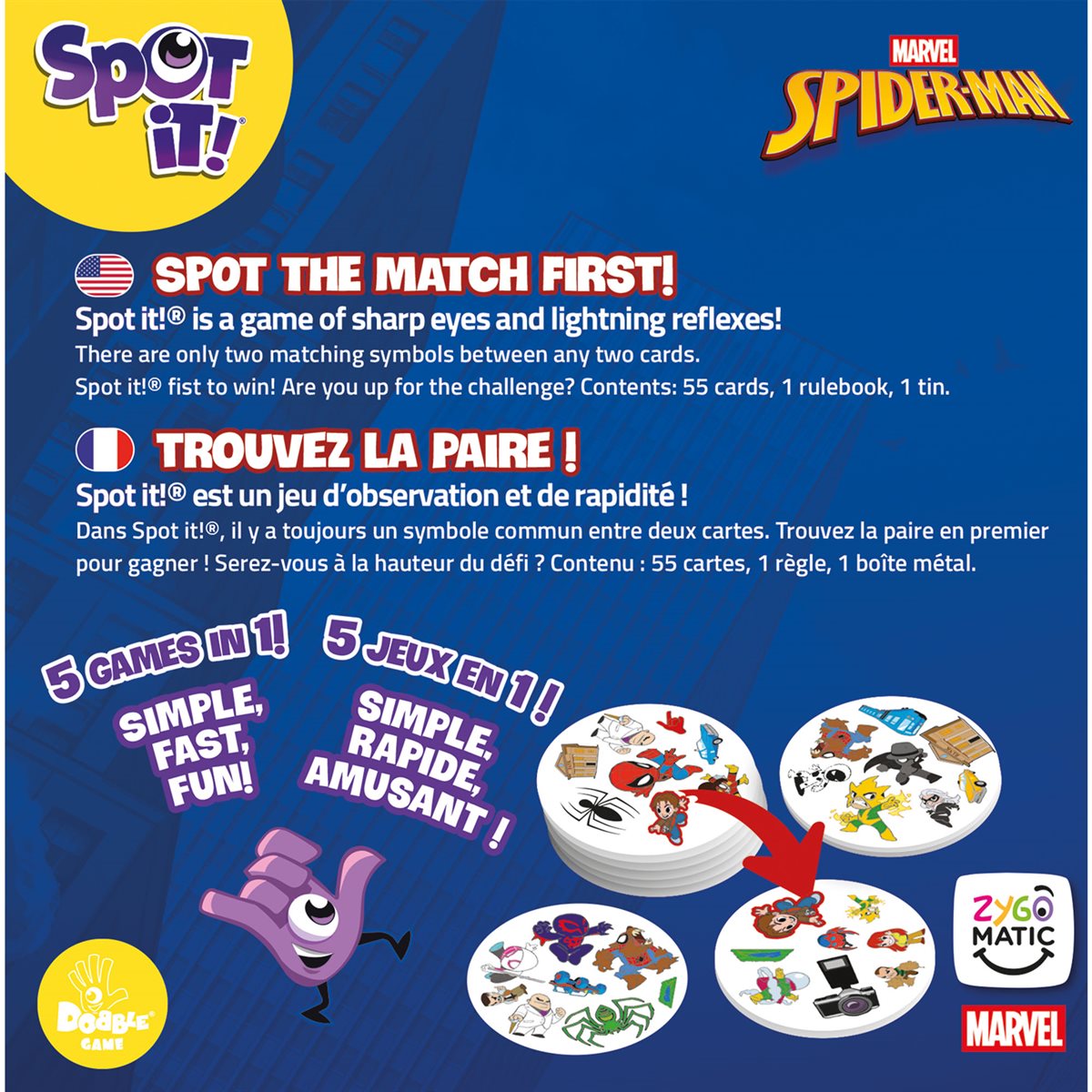 Spot It! - Spiderman Box-Eco