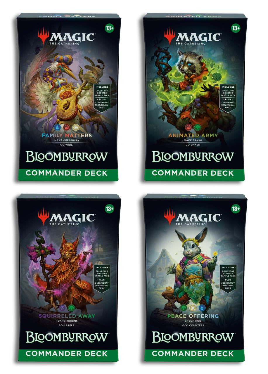 MTG Bloomburrow Commander – pack de 4