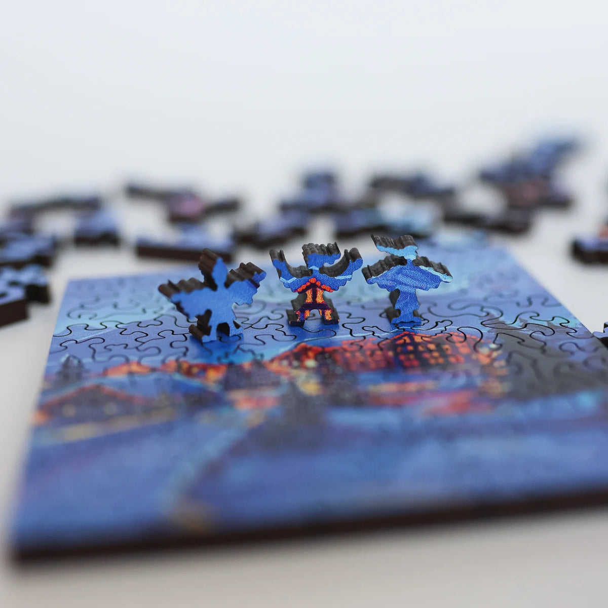 Mini StumpCraft Jigsaw Puzzle: Good Night Canmore