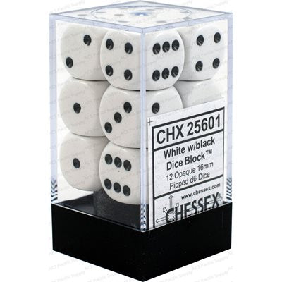 Chessex Dice 12d6 Dice Blocks (Assorted)