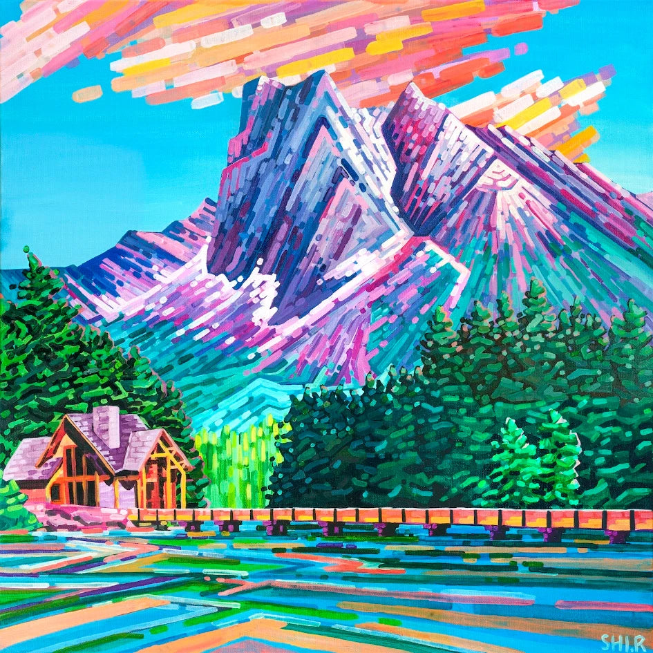 Mini StumpCraft Jigsaw Puzzle: Emerald Lake