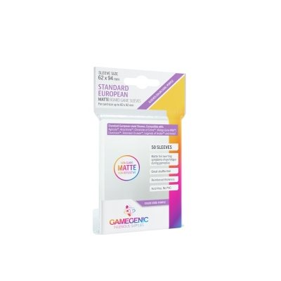 Pochettes : Gamegenic Matte Standard format européen (50)