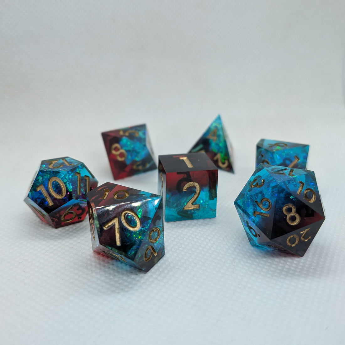 Sharp Edge Resin Dice: Heart&