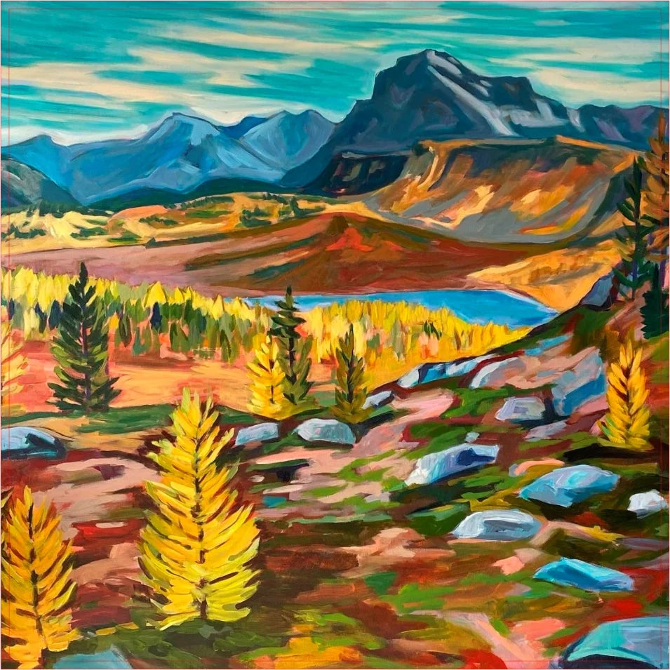 Mini StumpCraft Jigsaw Puzzle: Larch Valley