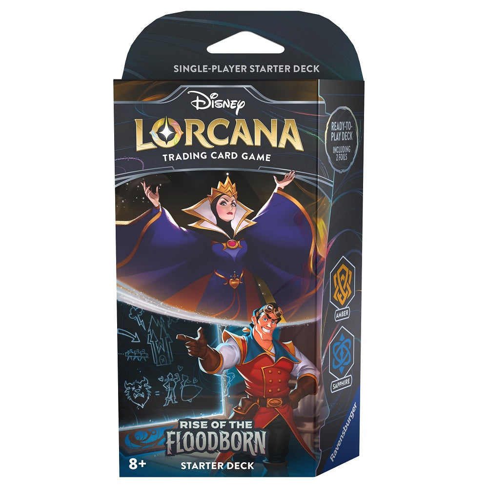 Disney Lorcana: Rise of the Floodborn: Starter Deck - The Queen/Gaston