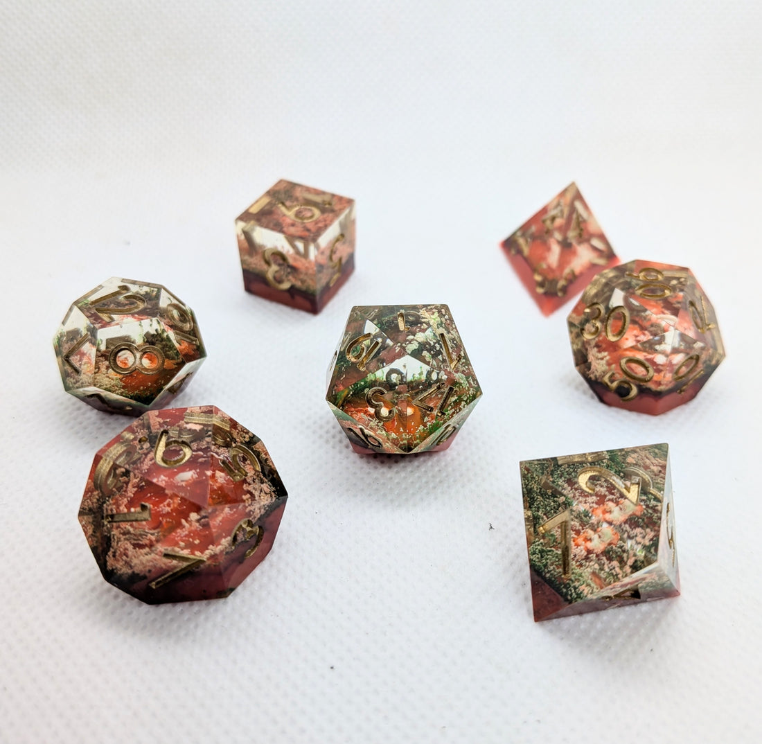 Sharp Edge Resin Dice: Mars