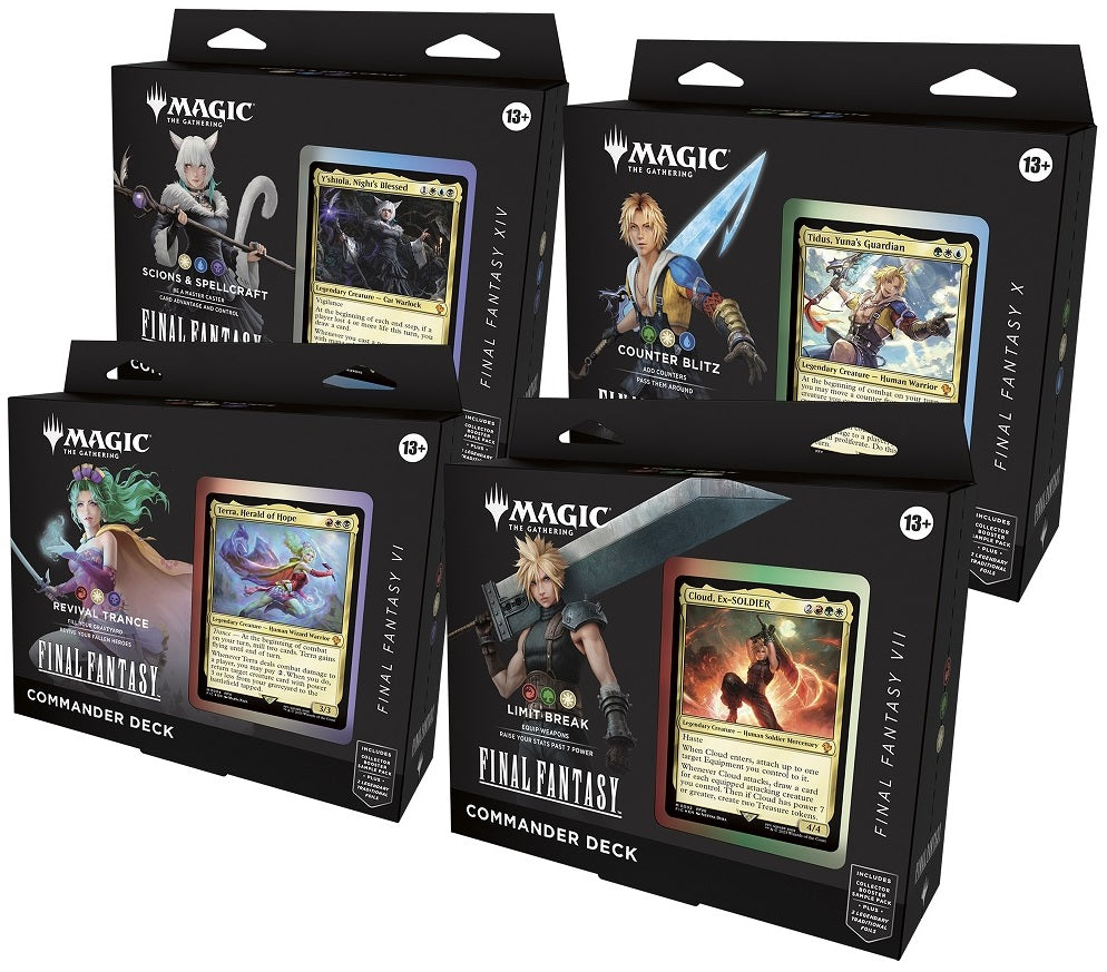 MTG Final Fantasy Commander 4-pack