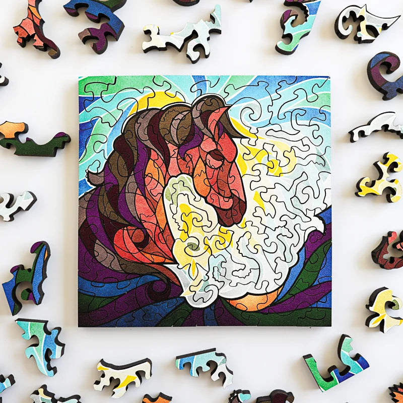 Mini StumpCraft Jigsaw Puzzle: Mane Connections