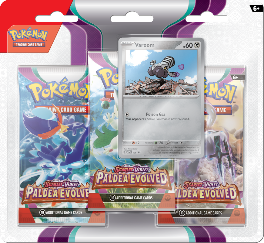 Pokemon Paldea Evolved 3-pack