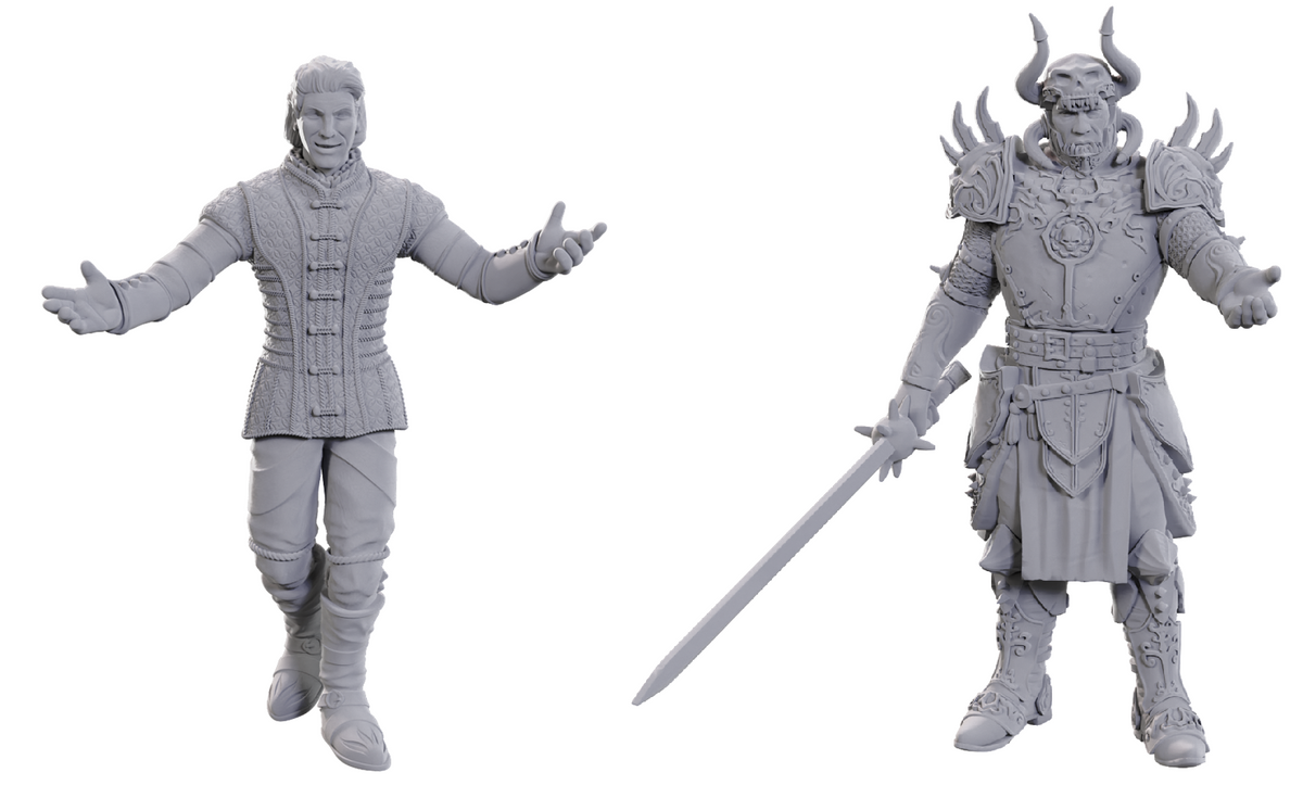 Figurines non peintes D&amp;D Nolzur&