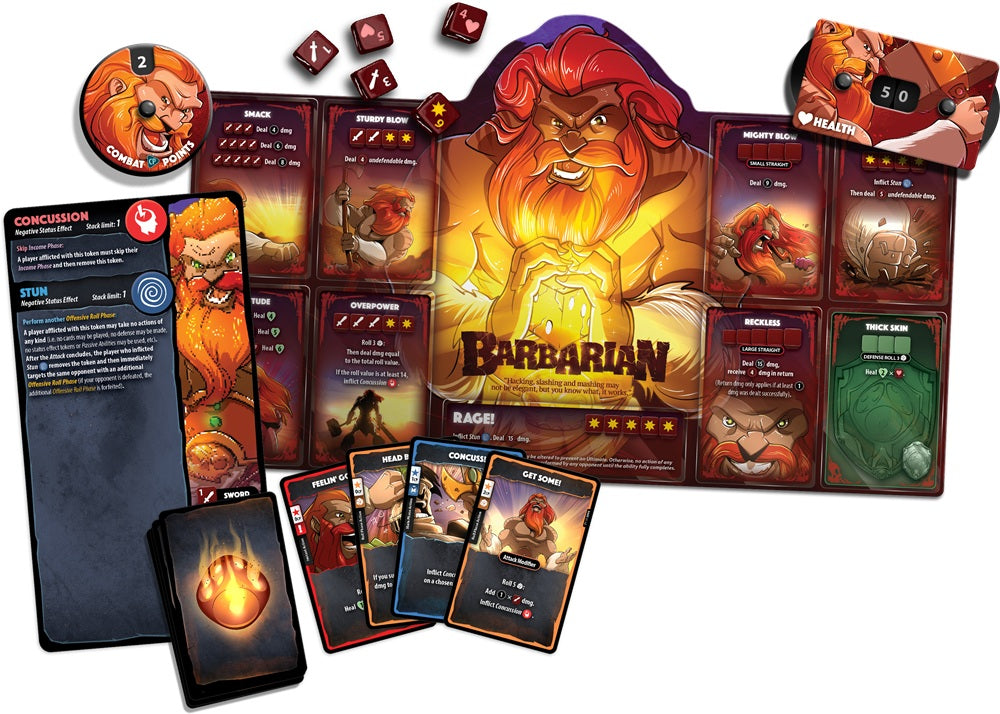Dice Throne Hero Pack: Barbarian