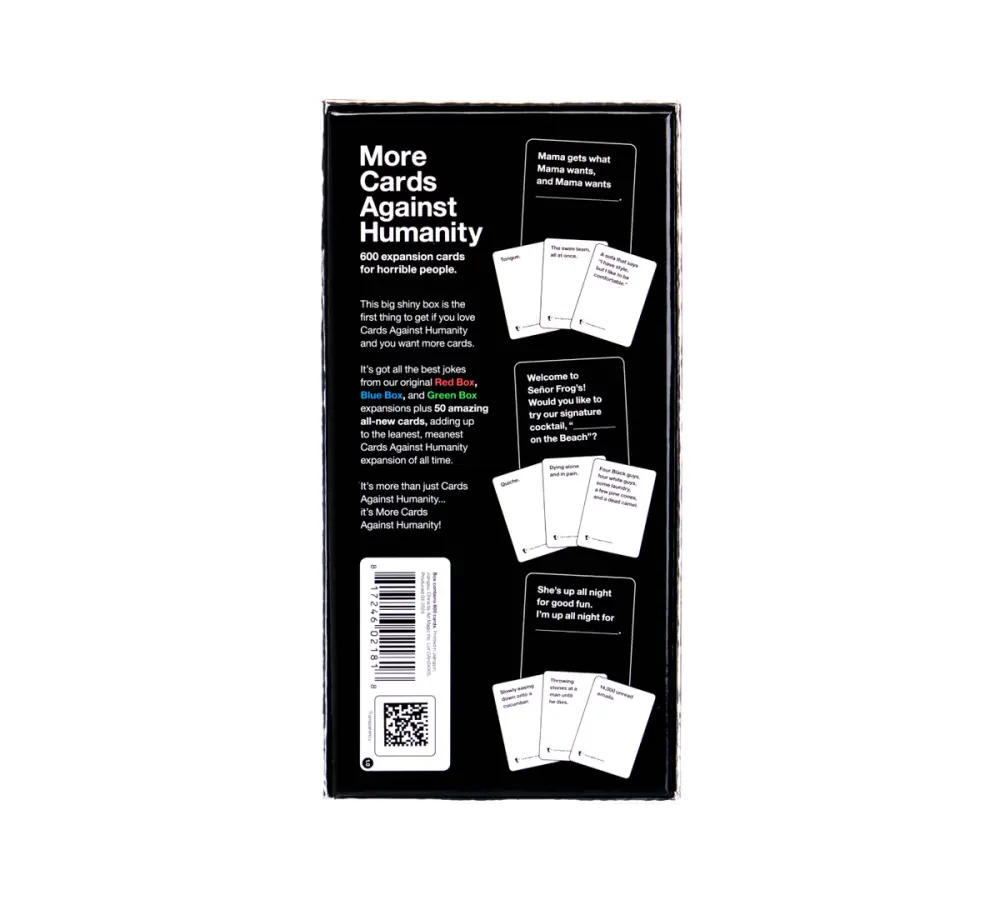 Cards Against Humanity : Plus de cartes pour Cards Against Humanity