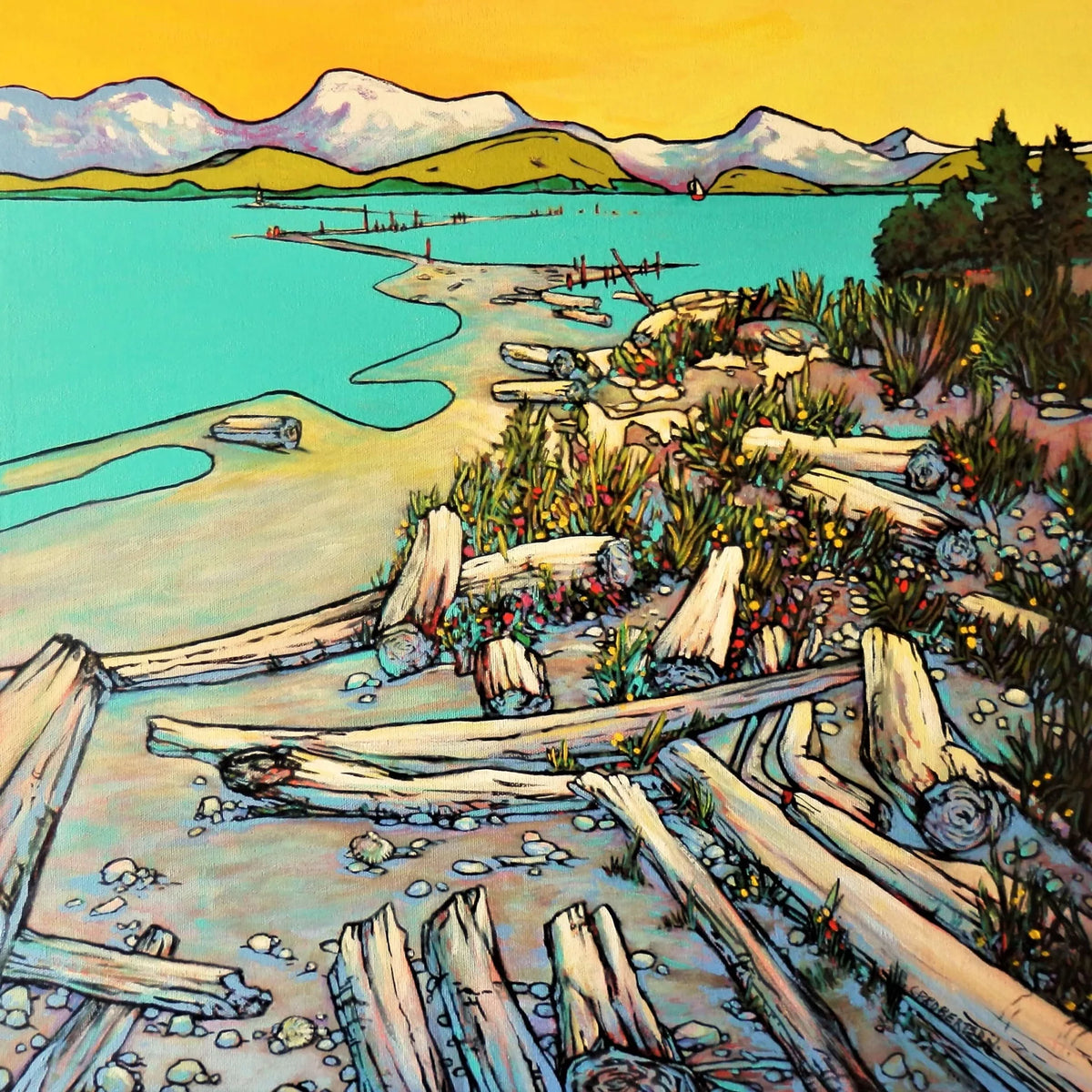 Mini StumpCraft Jigsaw Puzzle: Sidney Spit
