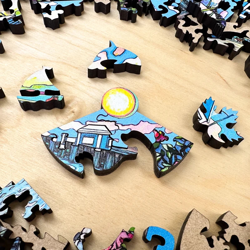 Mini StumpCraft Jigsaw Puzzle: Sidney in Summer