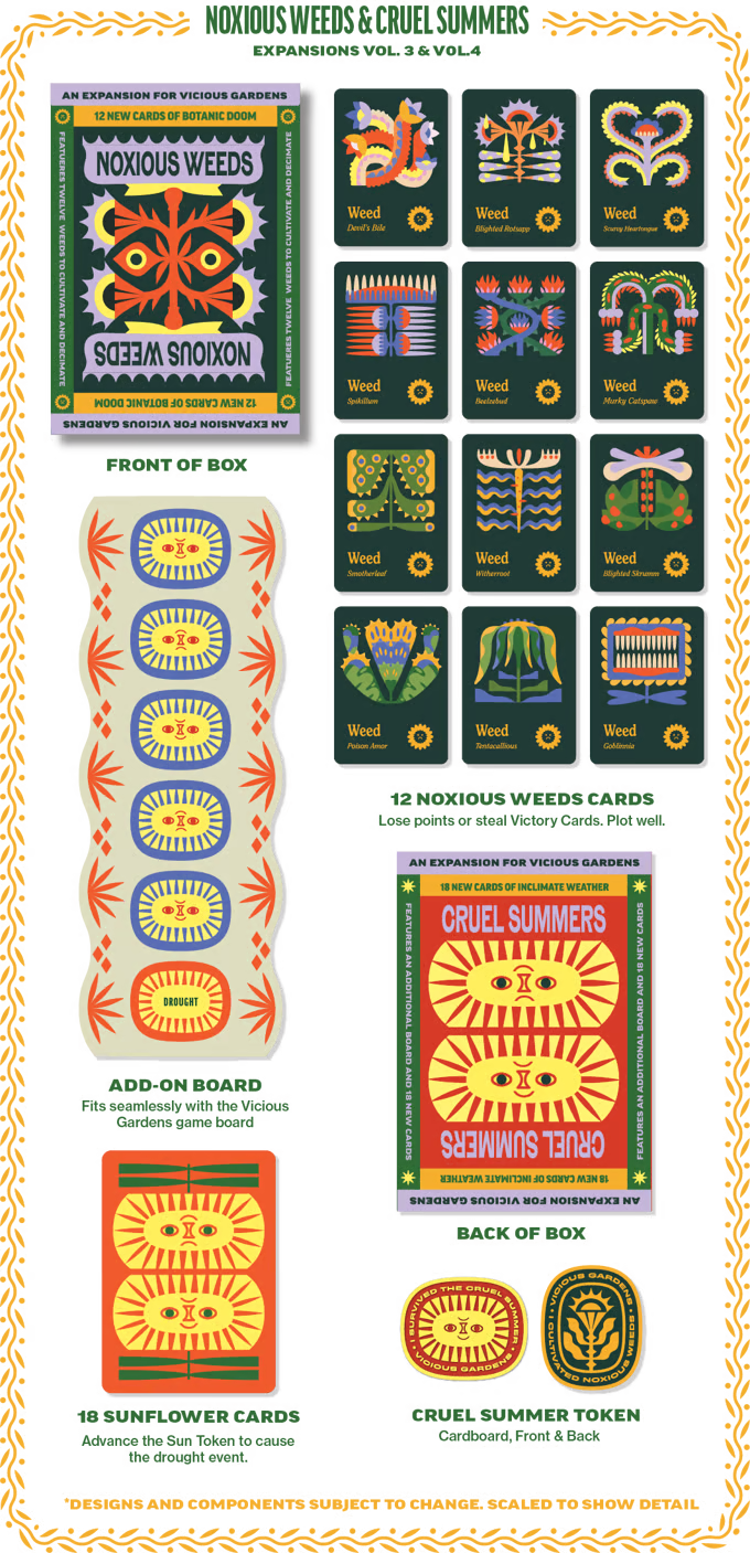 Vicious Gardens: Cruels Summers and Noxious Weeds Expansion
