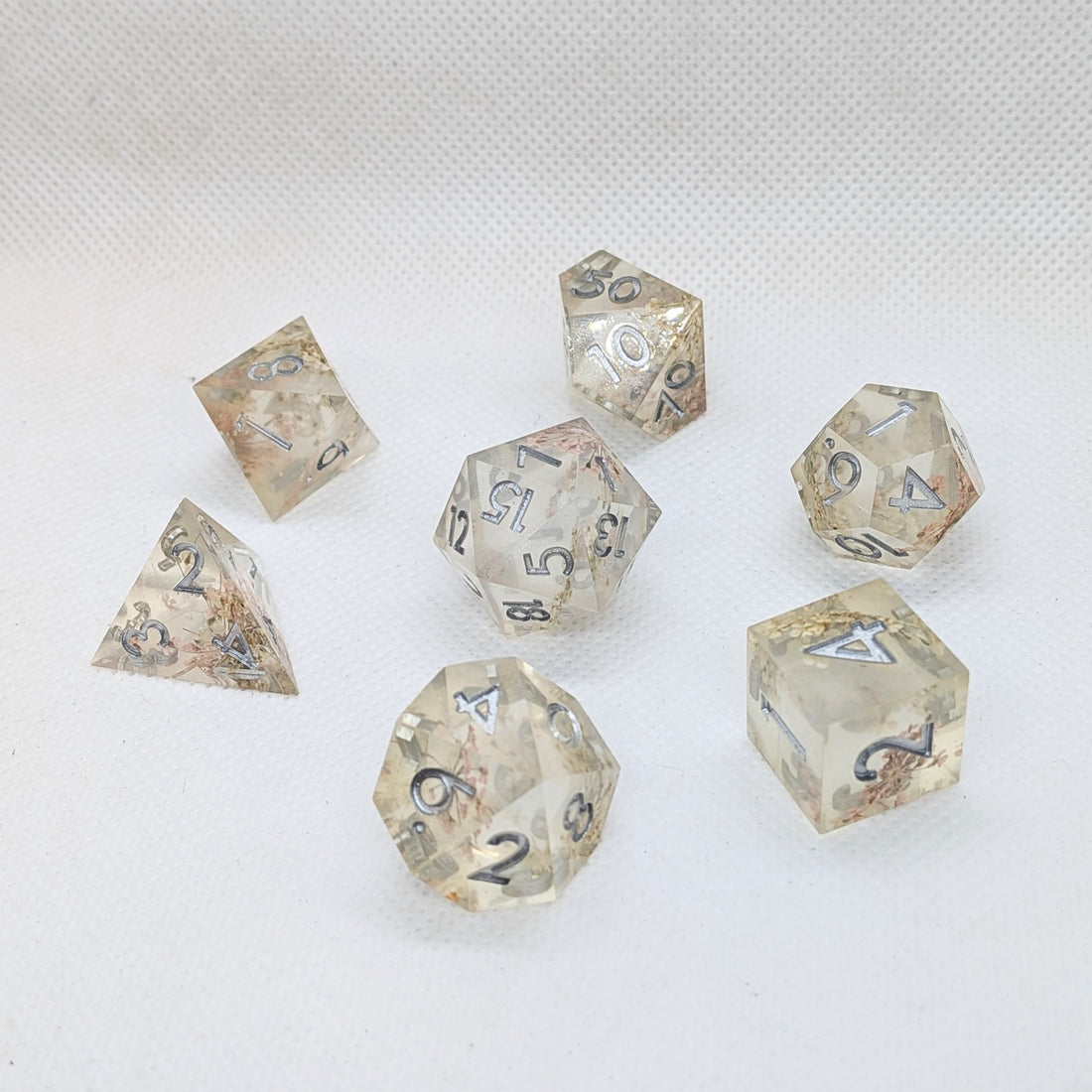 Sharp Edge Resin Dice: Winter Sonata
