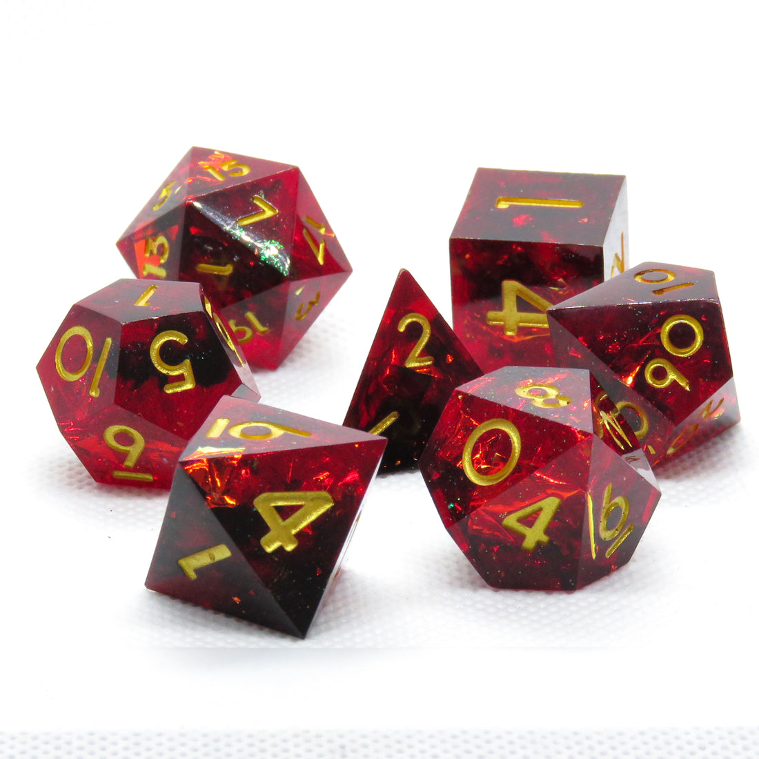 Table Top Cafe Sharp Edge Resin Dice