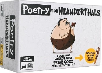 Table Top Cafe Poetry for Neanderthals