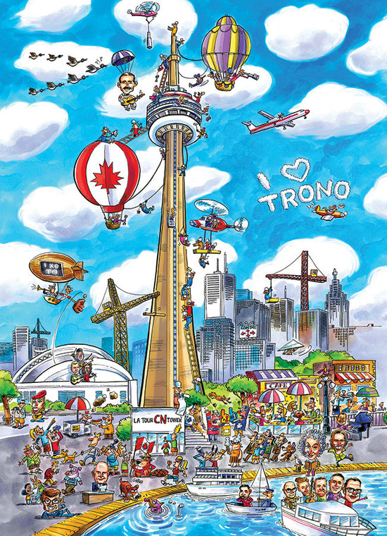 Puzzle: 1000 DoodleTown: Toronto