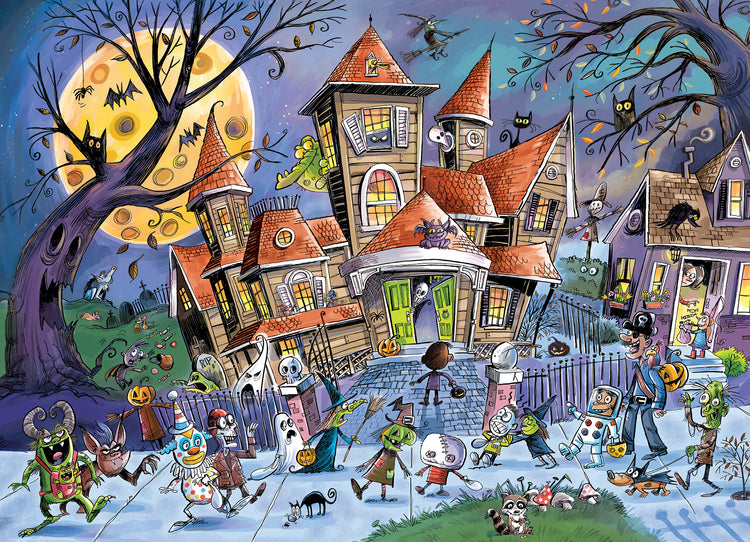 Table Top Cafe Puzzle: 500 DoodleTown: Haunted House