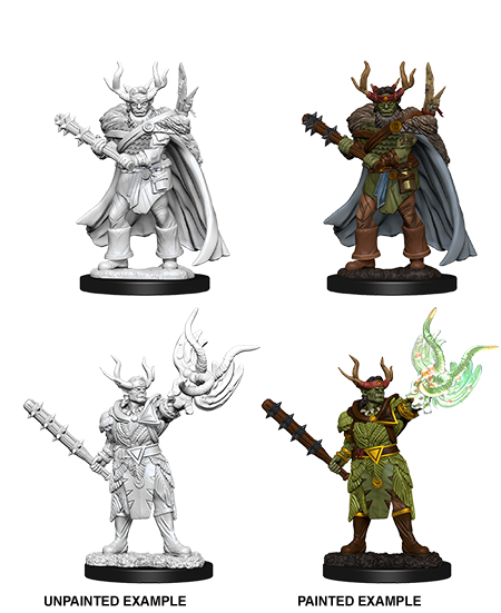 Table Top Cafe D&amp;D Nolzurs Marvelous Unpainted Miniatures: Wave 10: Male Half-Orc Druid
