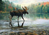 Table Top Cafe Puzzle: 1000 Moose Crossing