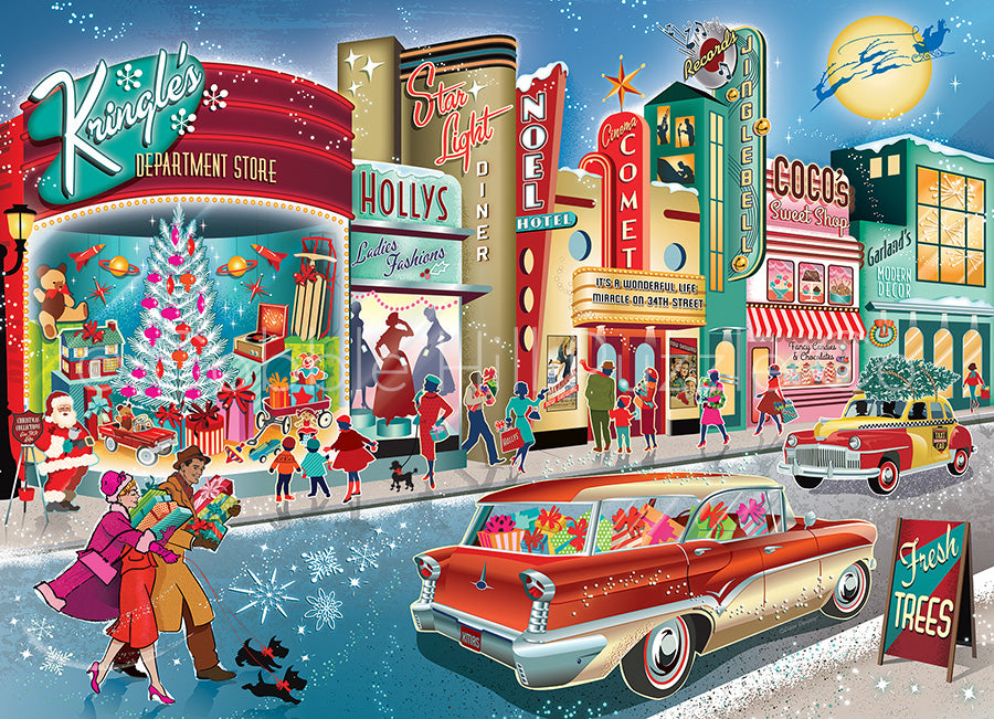 Table Top Cafe Puzzle: 1000 Vintage Main Street
