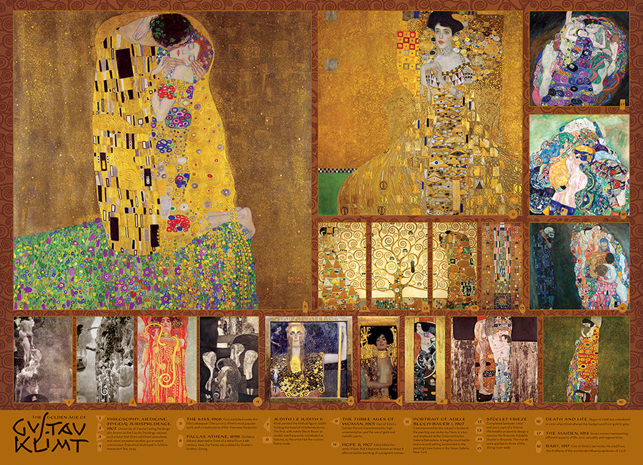 Table Top Cafe Puzzle: 1000 The Golden Age of Klimt